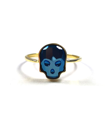 ANILLO KRÁNIO GLOW AZUL ORO 10K