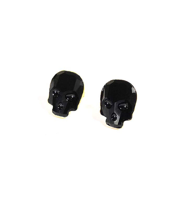 ARETES KRÁNIO GLOW NEGRO ORO 10K