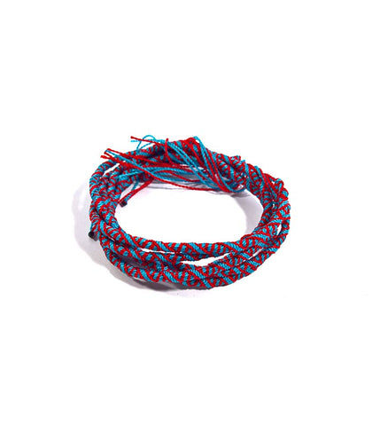 HILO ARTESANAL KRÁNIO COMBINATIONS CHOKER & PULSERA ROJO & AZUL