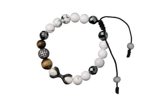 PULSERA BLANCA GARRAS